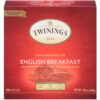 Comprar twinings 100% pure black tea english breakfast -- 100 tea bags preço no brasil almond milk beverages dairy & dairy alternatives food & beverages suplementos em oferta suplemento importado loja 3 online promoção -