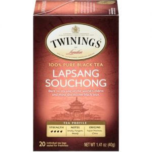 Comprar twinings 100% pure black tea lapsang souchong -- 20 tea bags preço no brasil food & beverages salt seasonings & spices suplementos em oferta suplemento importado loja 63 online promoção -