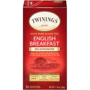 Comprar twinings classics naturally decaffeinated english breakfast tea -- 25 tea bags preço no brasil beverages black tea food & beverages suplementos em oferta tea suplemento importado loja 61 online promoção -