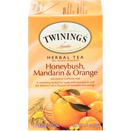 Chá Twinings Herbal Honeybush Mandarina e Laranja - 20 Saquinhos (20g)