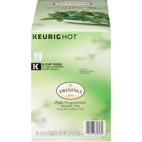 Chá de Hortelã Twinings Pure Peppermint K-Cups 24 Unidades - 0% Cafeína