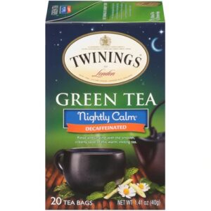 Comprar twinings nightly calm™ green tea decaffeinated -- 20 tea bags preço no brasil beverages black tea food & beverages suplementos em oferta tea suplemento importado loja 45 online promoção -