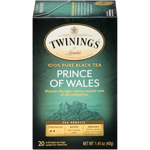 Chá Twinings Prince of Wales 20 Sachês - A Elegância do Sabor Britânico para seu Bem-Estar