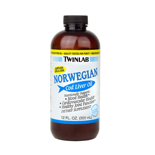 Twinlab Óleo de Fígado de Bacalhau Norueguês Puro 355ml - Sua Fonte Essencial de Saúde e Nutrição