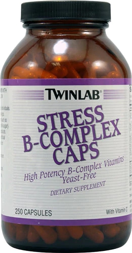 Twinlab Stress B-Complex Caps 250 Cápsulas - Suporte Essencial para o Bem-Estar