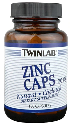 Twinlab Zinc Caps -- 30 mg - 100 Capsules