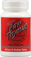 Ultra Glandulars Ultra Raw Thymus - 60 Comprimidos | Suporte Imunológico Natural
