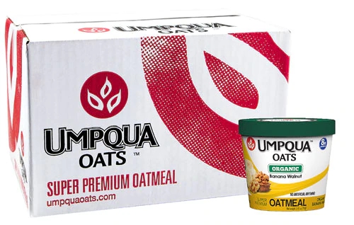 Umpqua Oats Aveia Orgânica Sem Glúten Banana e Noz - 227g