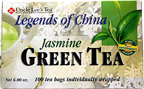 Chá Verde Jasmine Uncle Lee's Legends of China 100 Sachês (200g)