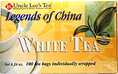 Chá Branco Chinês Uncle Lee's Legends - 100 Sachês (200g)