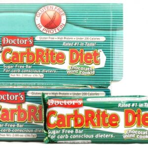 Universal Nutrition Doctor's CarbRite Diet Bar Chocolate Mint Cookie -- 12 Bars