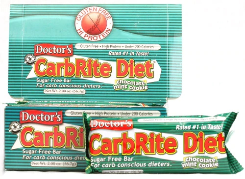 Universal Nutrition Doctor's CarbRite Diet Bar Chocolate Mint Cookie - 12 Unidades (Aprox. 600g)