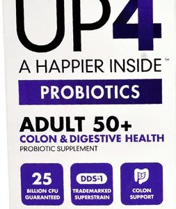 UP4 Probiotics Adult 50+ - 60 Cápsulas Vegetais com 25 Bilhões de CFU