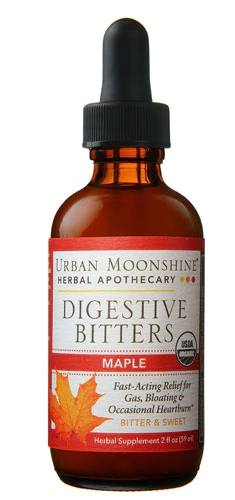 Urban Moonshine Bitters Digestivos Orgânicos Maple 59ml - Auxílio Natural para Digestão