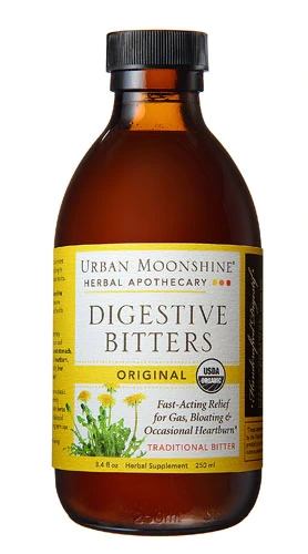 Urban Moonshine Bitters Digestivos Orgânicos Original 237ml - Saúde Intestinal