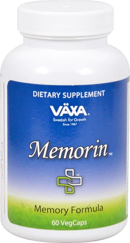 Vaxa Memorin™ - 60 Cápsulas Vegetais para Saúde Cerebral e Energia
