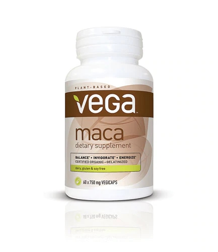 Vega Maca - 750mg - 120 Cápsulas Vegetarianas - Energia e Vitalidade Natural