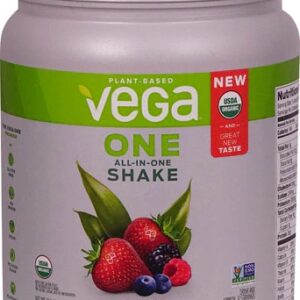 Vega One Shake Orgânico Berry - Suplemento Alimentar Completo - 9 Porções