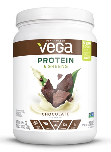 Vega Protein & Greens Chocolate - 16 Porções - A Sua Dose Diária de Nutrição e Energia