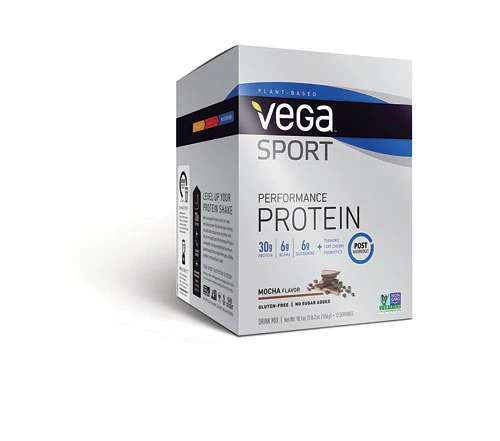 Vega Sport Premium Protein Powder Sabor Mocha - 12 Sachês (aprox. 227g)