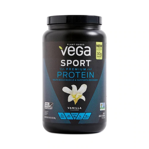 Vega Sport Protein Powder Baunilha - 20 Porções - 620g - Suplemento Proteico