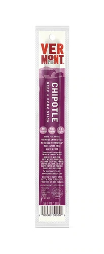 Beef & Pork Stick Chipotle Sem Glúten Vermont Smoke and Cure - 28g