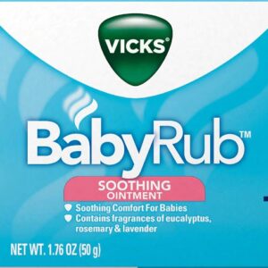 Vicks BabyRub Unguento Suavizante 50g: Conforto e Bem-Estar para o Bebê