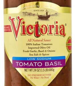 Molho de Tomate e Manjericão Victoria All Natural Baixo Sódio - 680g