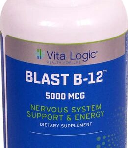 Vita Logic Blast B-12™ 5000 mcg - 90 Comprimidos Vegetarianos: Energia e Bem-Estar Otimizados