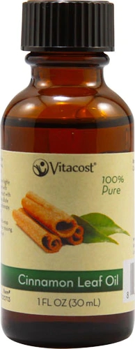 Óleo Essencial de Folha de Canela Vitacost 100% Puro - 30ml (1 fl oz)