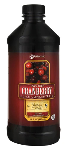 Extrato de Cranberry Puro Vitacost 100% - 473ml (450g)