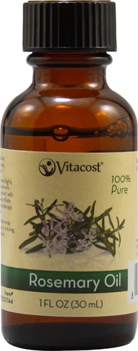 Óleo Essencial de Alecrim 100% Puro Vitacost - 30ml (Cabelo, Pele e Bem-Estar)