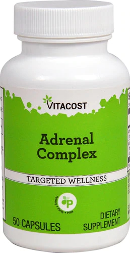 Vitacost Adrenal Complex 50 Cápsulas - Suporte para Bem-Estar Adrenal