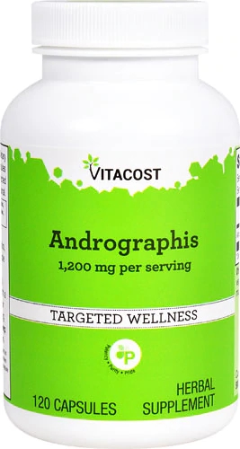 Vitacost Andrographis -- 1,200 mg per serving - 120 Capsules