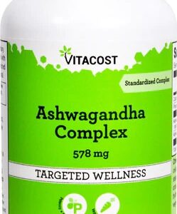 Vitacost Ashwagandha Complex 578mg - 120 Comprimidos - Suporte ao Bem-Estar