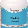 Comprar vitacost biotin -- 7500 mcg - 60 tablets preço no brasil multivitamins multivitamins for seniors suplementos em oferta vitamins & supplements suplemento importado loja 3 online promoção -