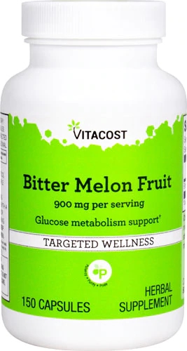Melão de São Caetano Vitacost 900mg - 150 Cápsulas - Saúde e Bem-Estar