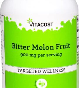 Extrato de Melão de São Caetano Vitacost - 900mg por Dose - 240 Cápsulas