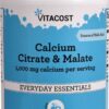 Comprar vitacost calcium citrate & malate -- 1,000 mg calcium per serving - 360 capsules preço no brasil calcium minerals suplementos em oferta vitamins & supplements suplemento importado loja 1 online promoção -