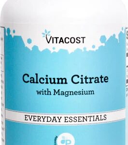Vitacost Cálcio Citrato com Magnésio 250 Cápsulas - Saúde Óssea Completa