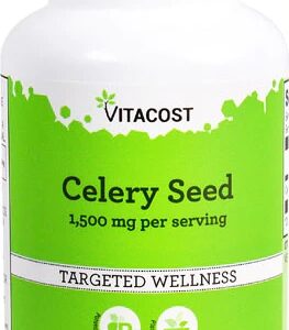 Comprar vitacost celery seed -- 1,500 mg per serving - 100 capsules preço no brasil cardiovascular celery seed heart & cardiovascular herbs & botanicals suplementos em oferta suplemento importado loja 7 online promoção -