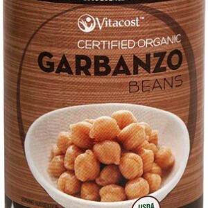 Comprar vitacost certified organic garbanzo beans - non-gmo and gluten free -- 15 oz (425 g) preço no brasil beans black beans canned beans food & beverages suplementos em oferta suplemento importado loja 43 online promoção -