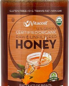 Comprar vitacost certified organic raw & unfiltered honey u. S. Grade a - non gmo -- 32 oz (2 lbs) 907 g preço no brasil food & beverages honey raw honey suplementos em oferta sweeteners & sugar substitutes suplemento importado loja 31 online promoção -