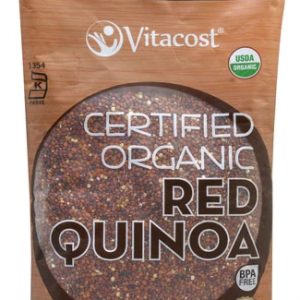 Comprar vitacost certified organic red quinoa - non-gmo -- 12 oz (340 g) preço no brasil alimentos alter eco grãos marcas a-z massas, arroz, grãos e pães quinoa suplemento importado loja 35 online promoção - 18 de agosto de 2022