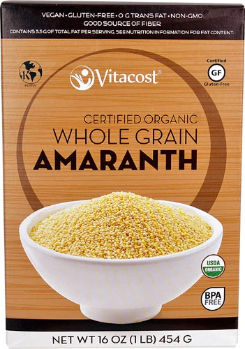 Amaranto Integral Orgânico Vitacost - 454g