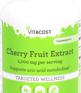 Extrato de Fruta de Cereja Vitacost 1000 mg - 180 Cápsulas