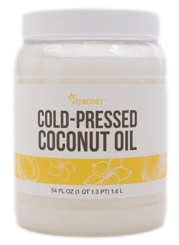 Óleo de Coco Vitacost 100% Puro Prensado a Frio - 1508ml - Não Transgênico e Sem Glúten