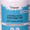 Comprar vitacost cold water arctic cod liver oil -- 2200 mg per serving - 300 softgels preço no brasil babies & kids baby bath & skin care suplementos em oferta suplemento importado loja 5 online promoção -
