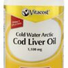 Comprar vitacost cold water arctic cod liver oil -- 1100 mg - 250 softgels preço no brasil cod liver oil omega fatty acids omega-3 suplementos em oferta vitamins & supplements suplemento importado loja 1 online promoção -