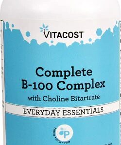 Vitacost Complete B-100 Complex: 300 Cápsulas - Potencialize Sua Energia e Bem-Estar